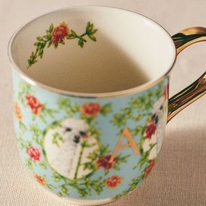 N Alphabet Letters Lou Rota Nature Mugs